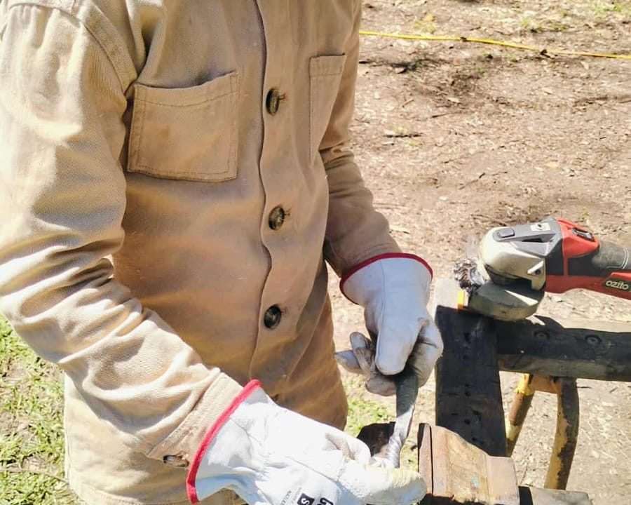 Child using tools safely during hands-on learning